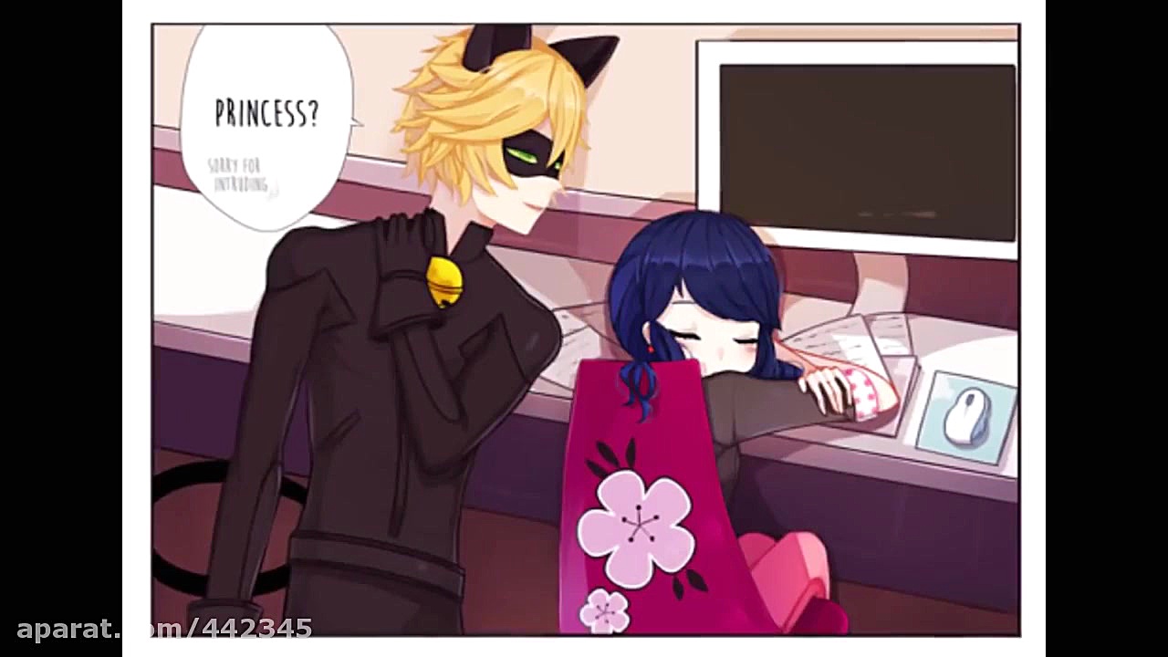 یه کمیک خیلی کیوت از مرینت و ک...