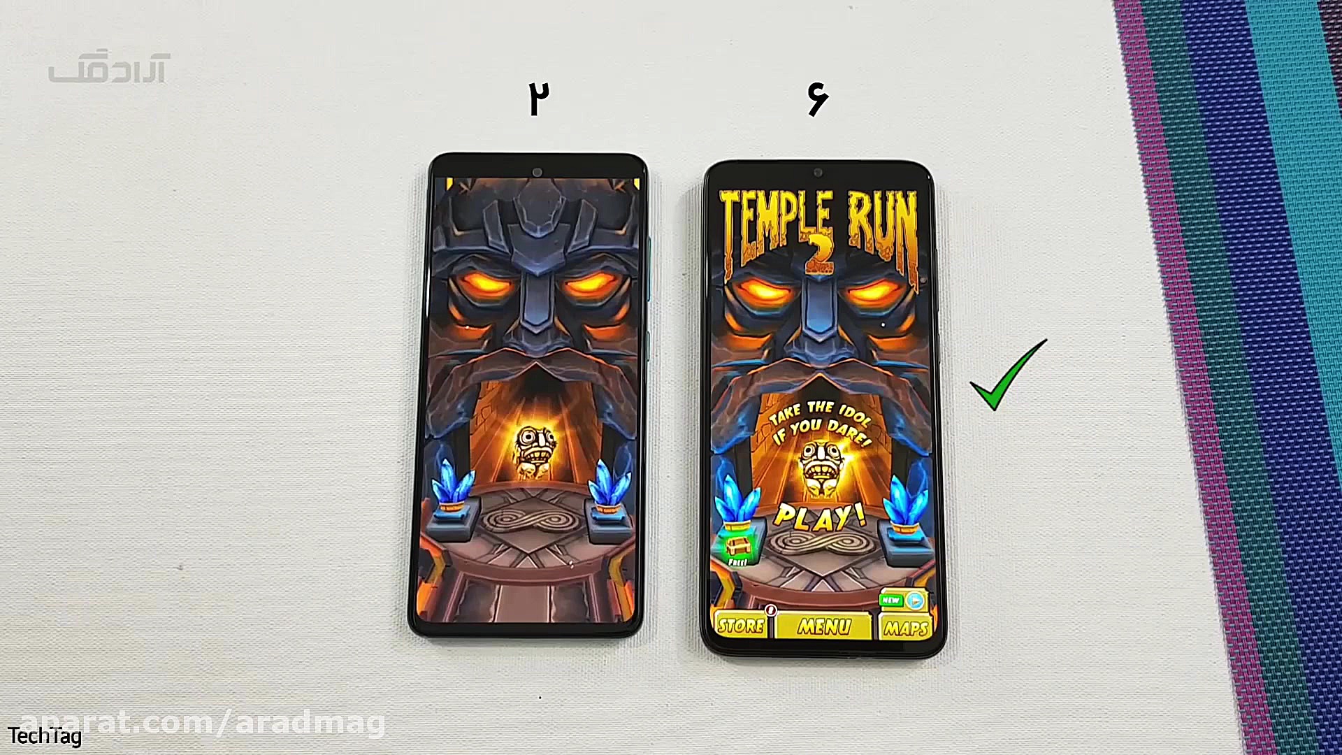 مقایسه سرعت گلکسی A51 و ردمی ن...