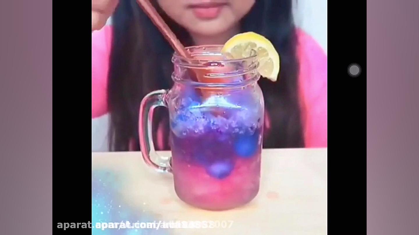 چالش خوردن اسلایم گلکسی