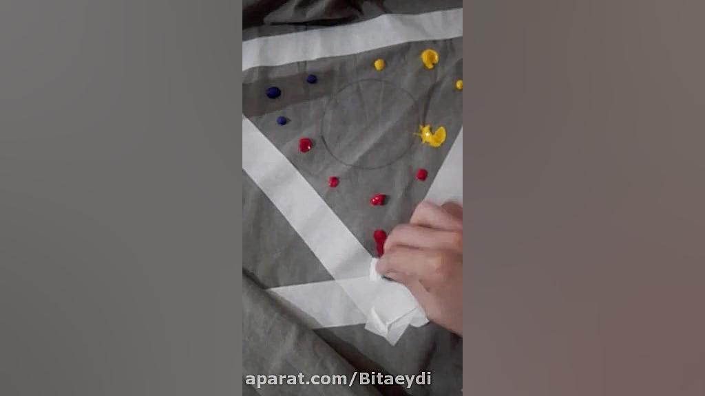 نقاشی روی پارچه