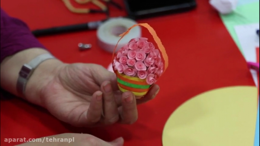 اوریگامی گل رز