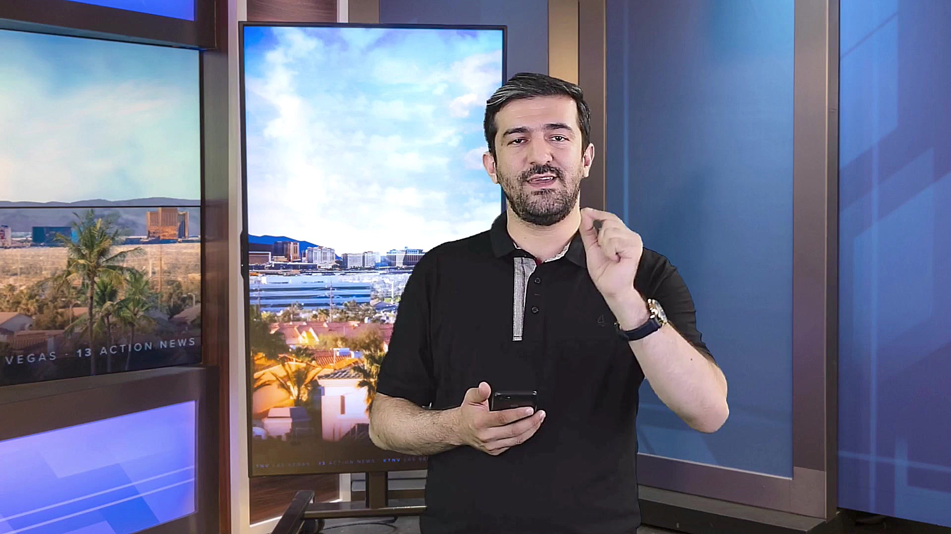 نمونه لایو اینستاگرام با پرده...