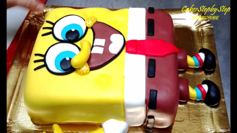 کیک آرایی و طراحی کیک  باب اسف...