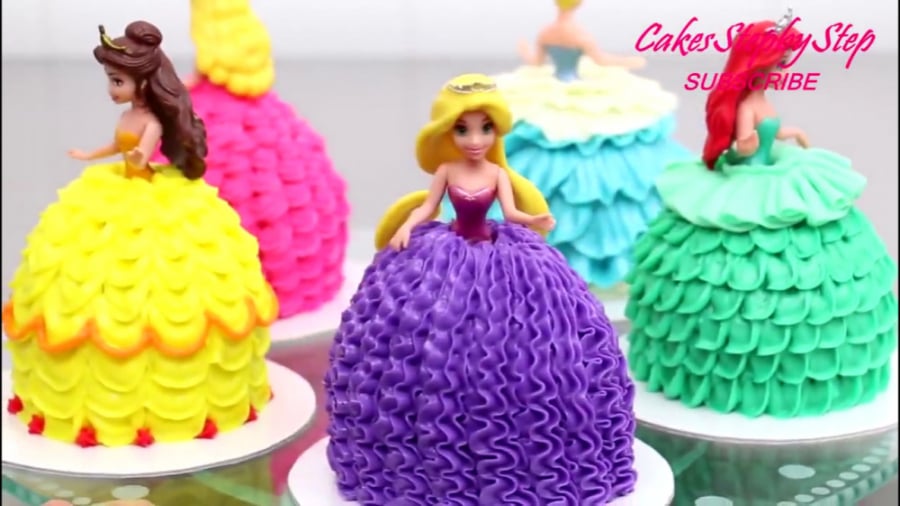 کیک آرایی و طراحی کیک  پرنسس ه...