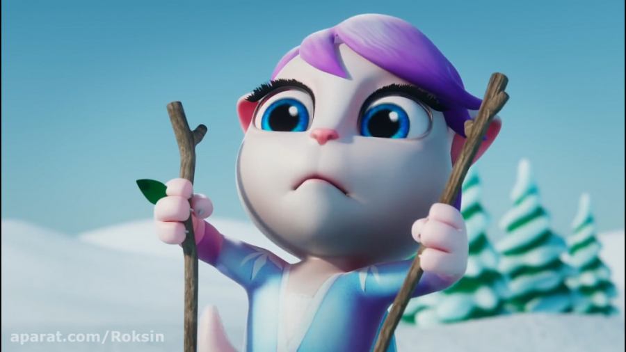 تام و آنجلا :: رقص پرنسس زمستا...