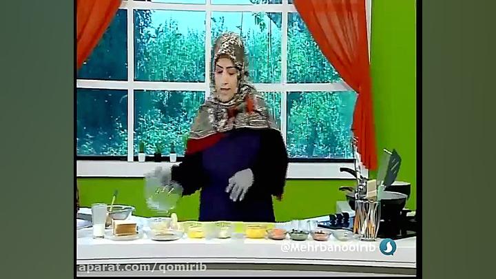 آشپزی: رول سبزیجات و فرنچ تست