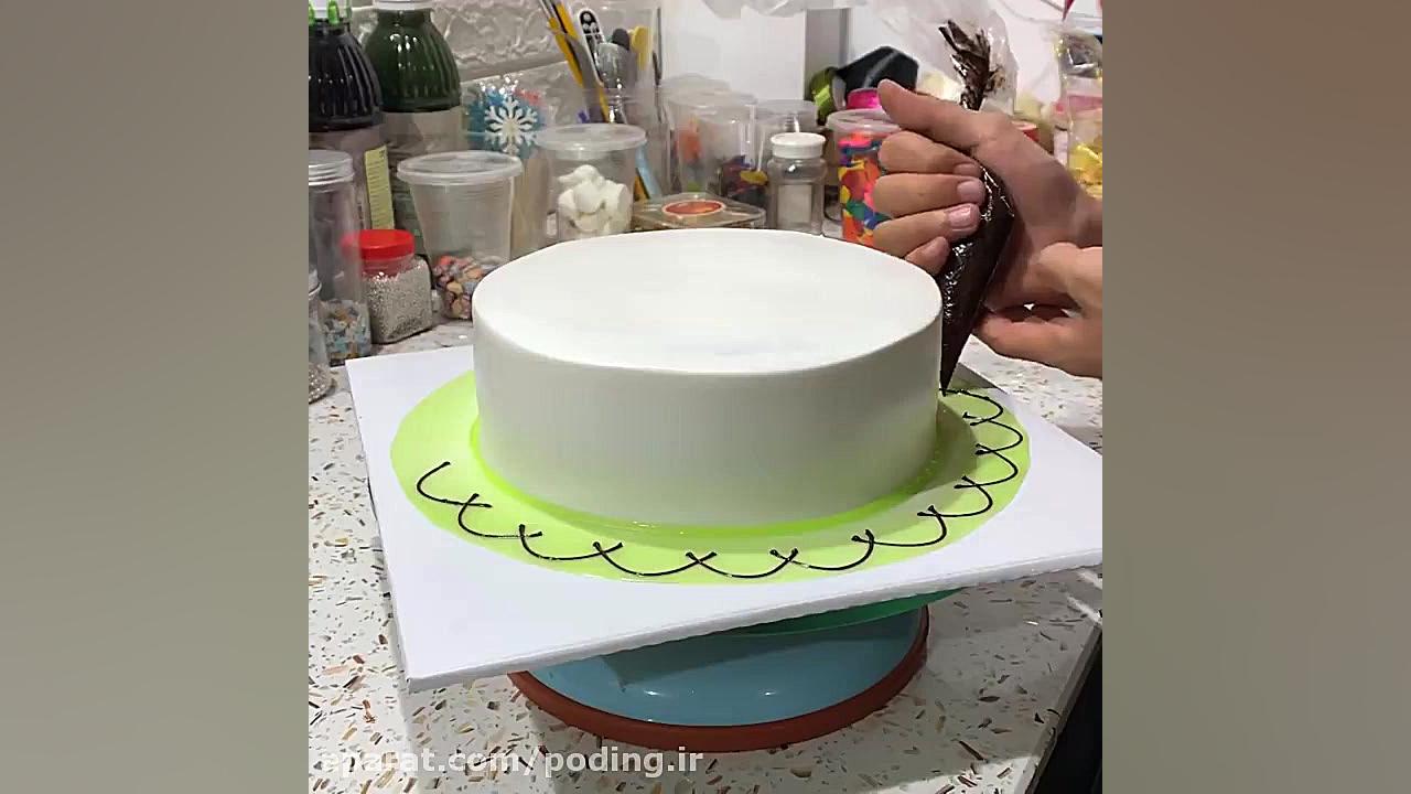 تزئین کیک به شکل های متفاوت