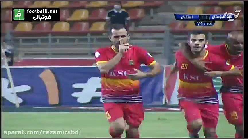 گل دوم فولاد خوزستان به استقلا...