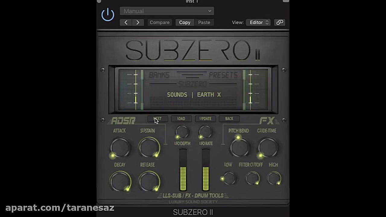 SUBZERO II SOUND PRESETS