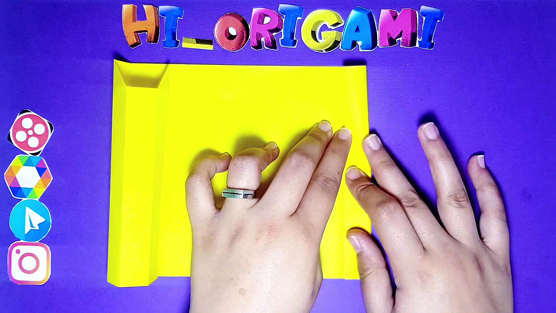 اوریگامی (کاردستی )ساخت قاب عک...