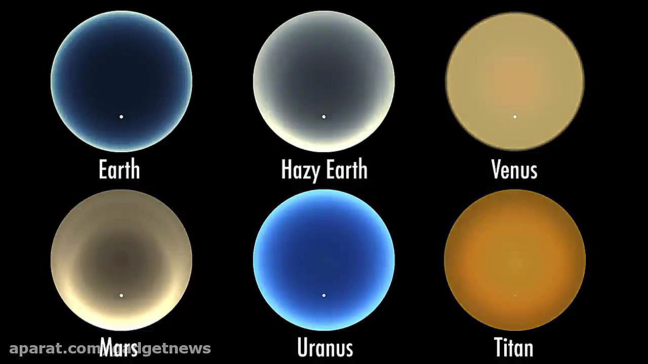 غروب آفتاب روی سیاره های دیگر...