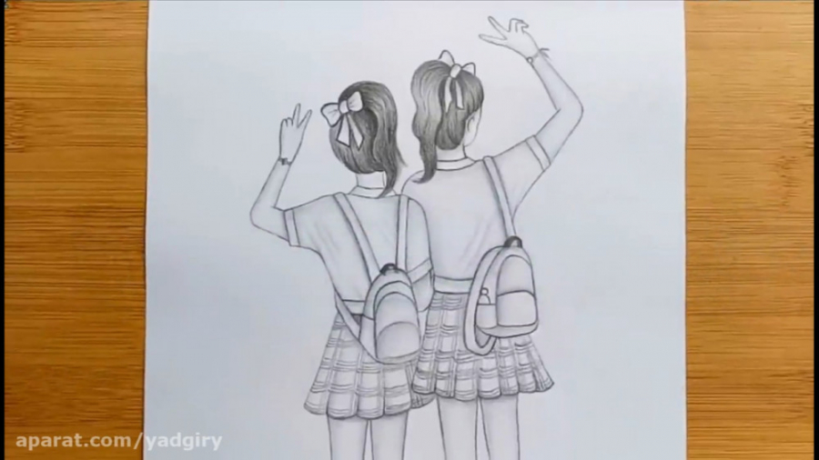آموزش نقاشی سیاه قلم دو دانش آ...