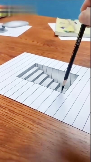 آموزش نقاشی سه بعدی (لطفا دنبا...