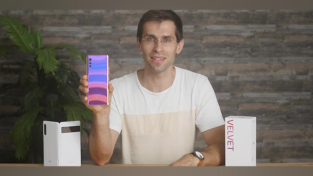 بررسی ویدیویی گوشی lg velvet د...