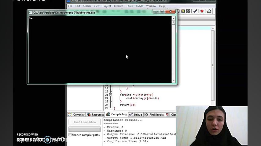 روش‌های مرتب سازی در زبان c