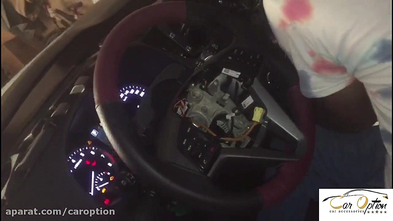 نصب دنده پشت فرمان توسان  نصب...