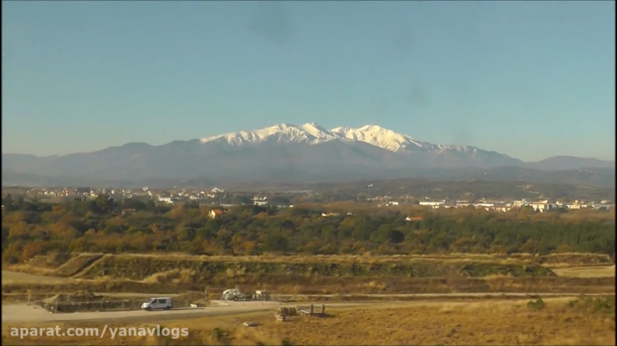 از بارسلونا تا پاریس داخل قطار