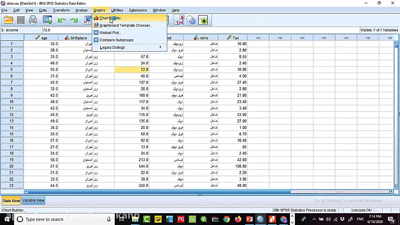 آشنایی با رسم نمودار در نرم اف...