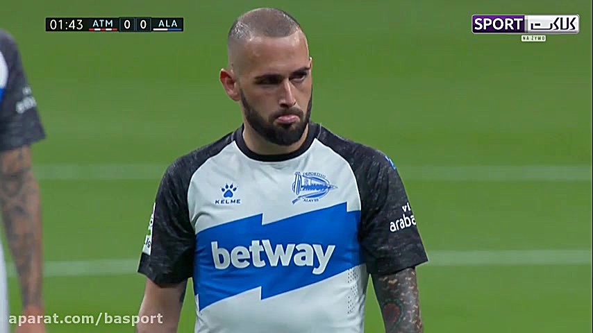 خلاصه بازی اتلتیکومادرید 2 1 آ...