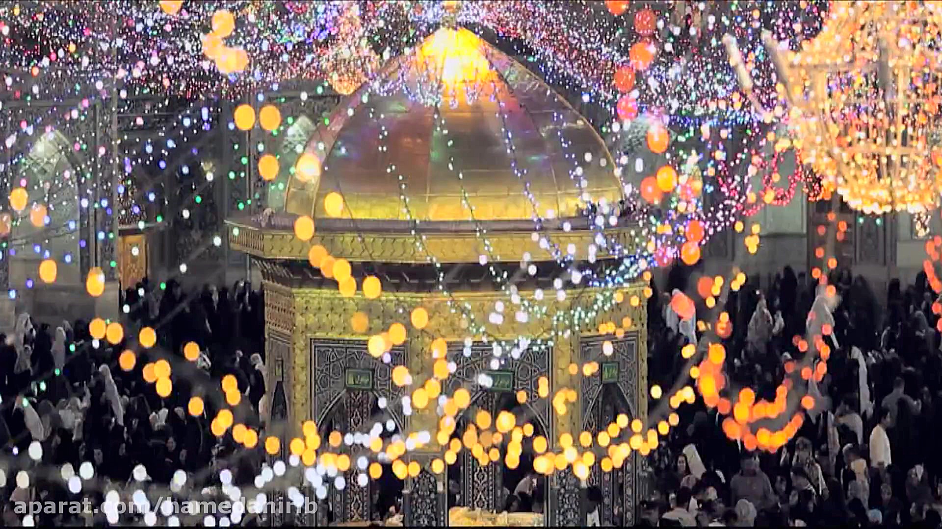 تصاویر خیلی جالب از چراغانی حر...