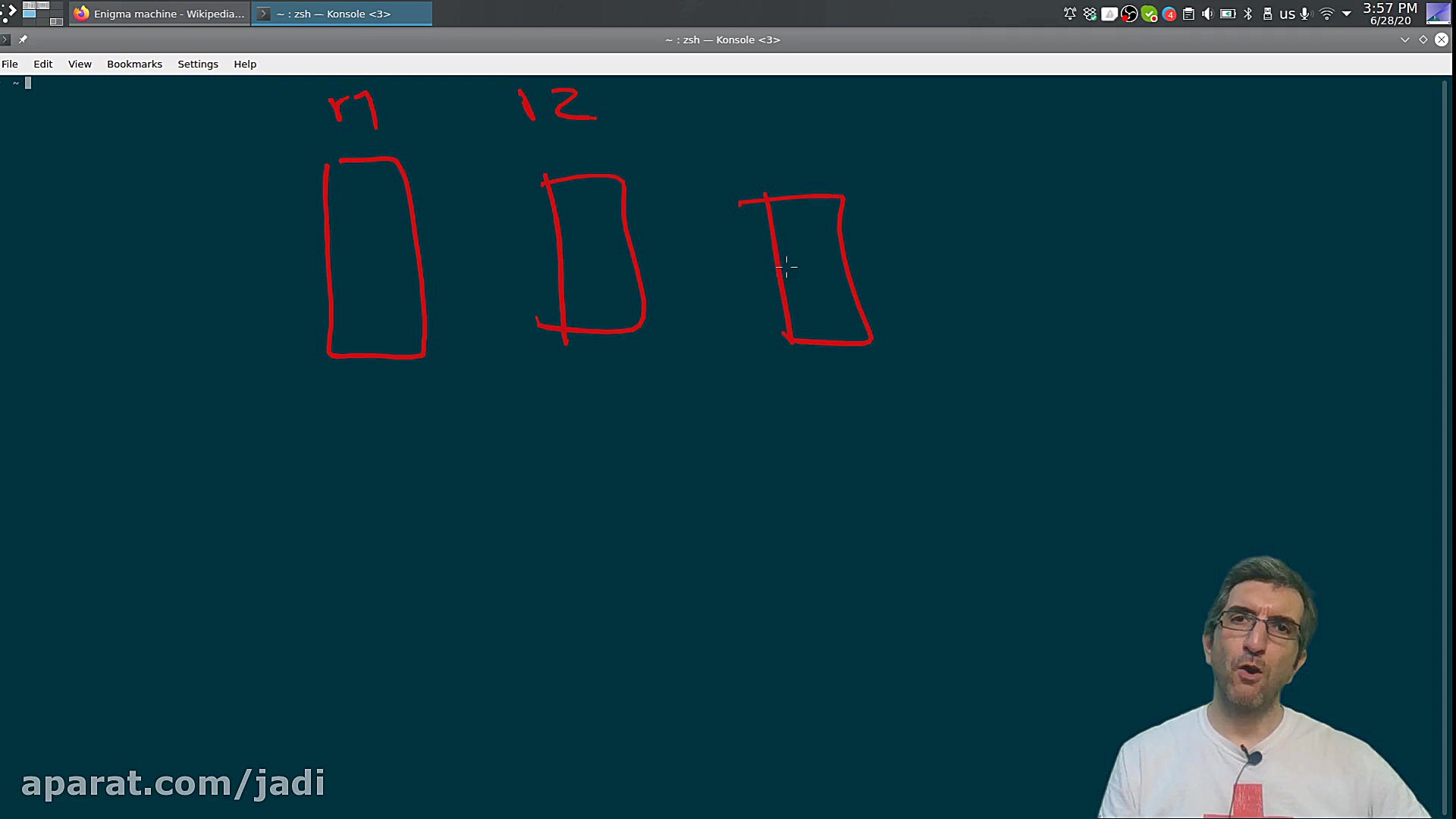 توضیح و نوشتن ماشین رمز آلمان...
