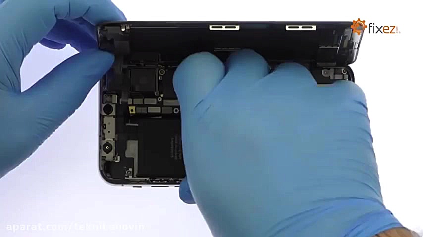 آموزش باز کردن گوشی آیفون x