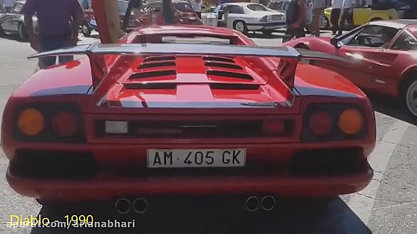 سیر تحول صدای اگزوز لامبورگینی