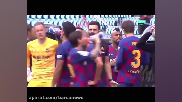 برخورد عجیب لئو مسی با مربی تی...