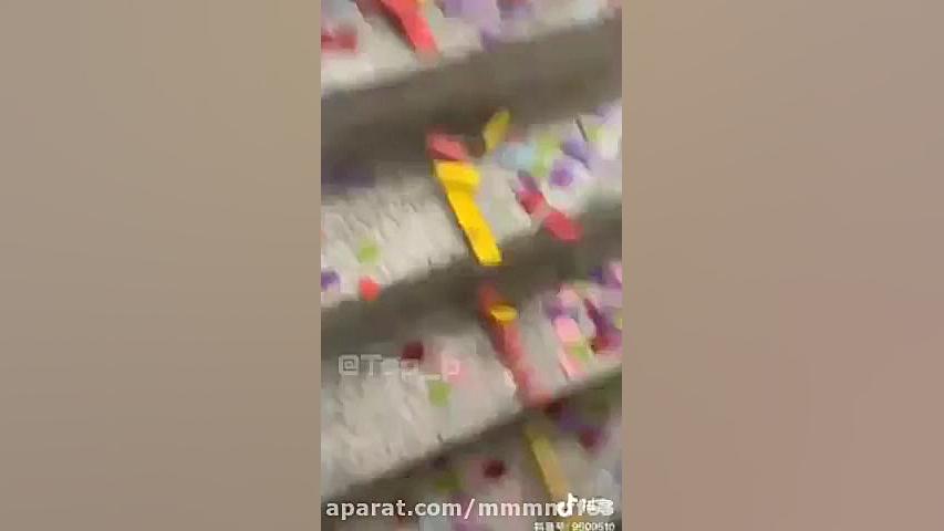 دومینو دقیق و زیبا. این ویدیو...