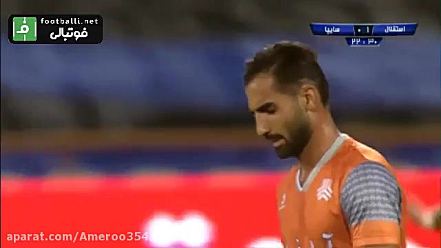 خلاصه بازی استقلال و سایپا ۱ ب...