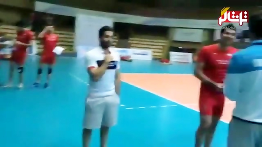 تمرین تیم ملی والیبال