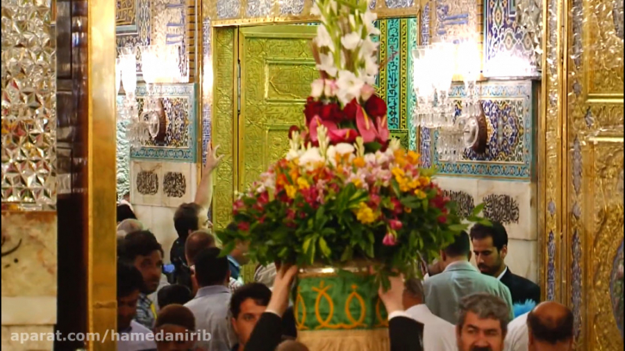 کلیپ خیلی زیبا از گل آرایی ضری...