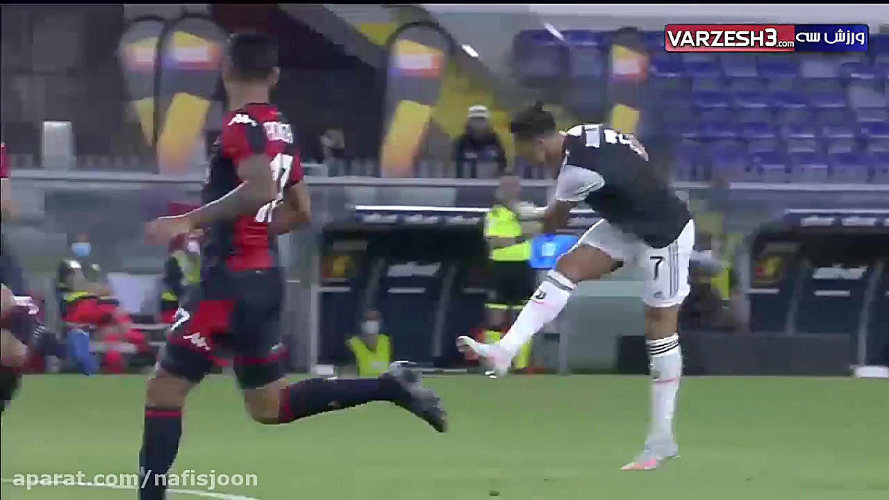 گلزنی رونالدو مقابل جنوا