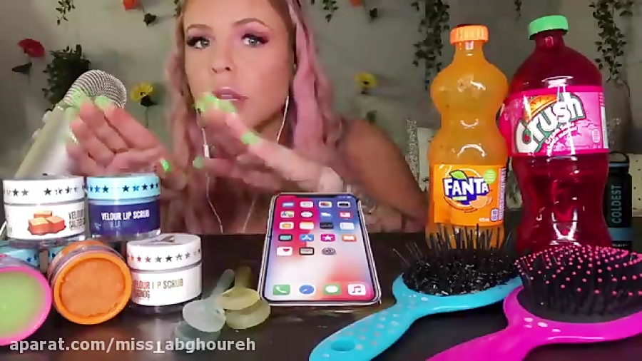 چالش صدای خوردن  چالش غذا خورد...