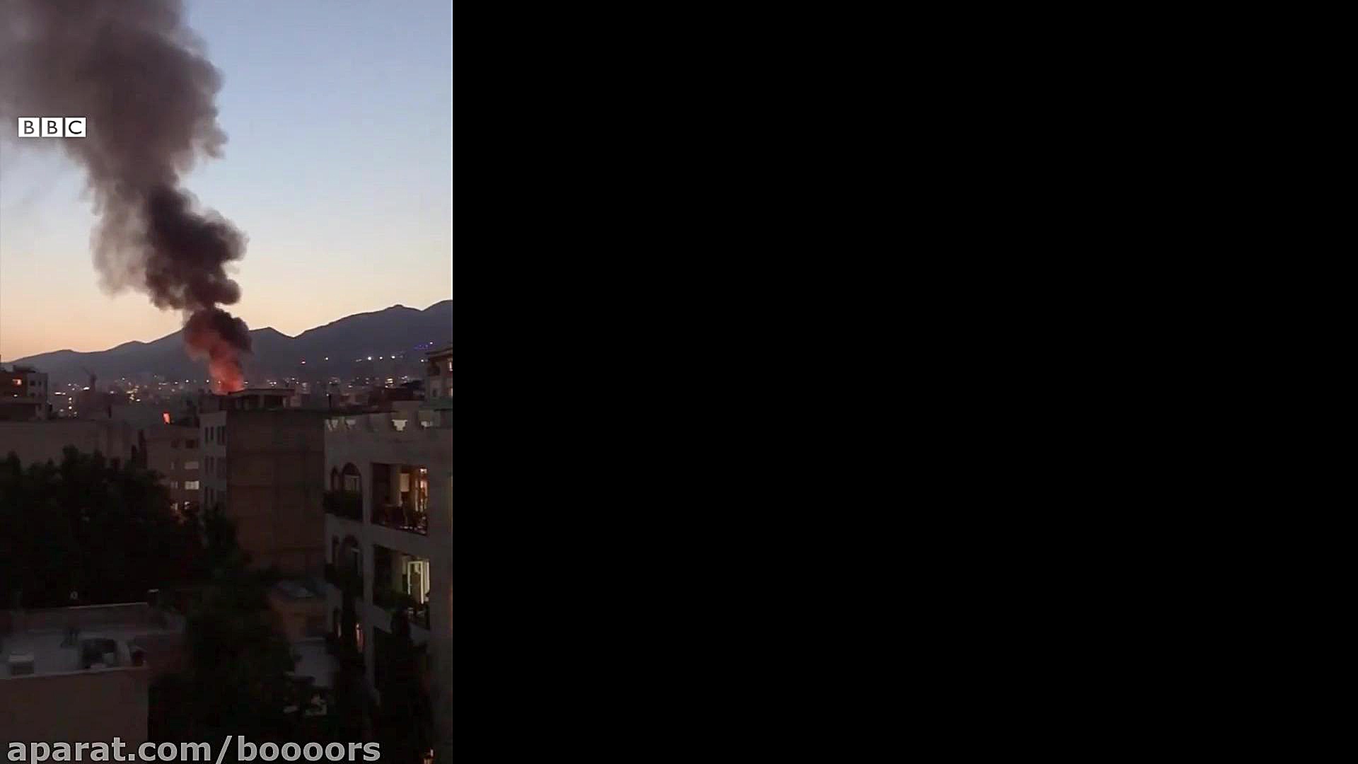 آتش سوزی در کلینیک سینا تجریش...