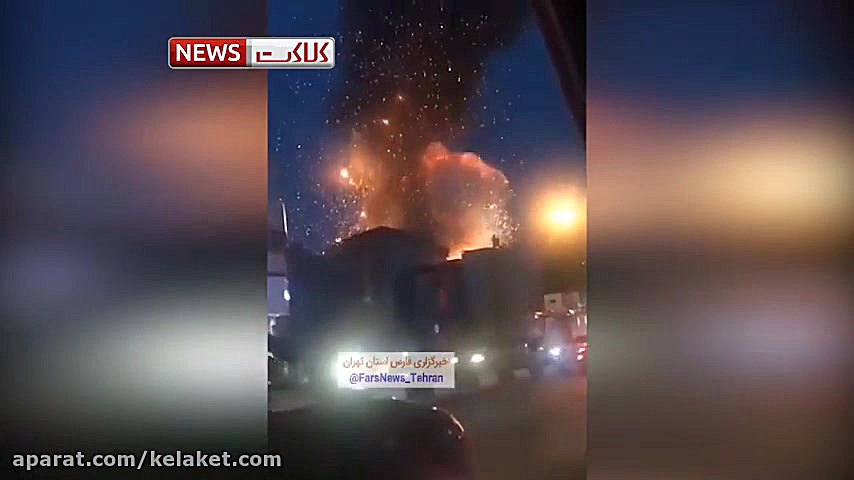 لحظه انفجار شدید در کلینیک سین...