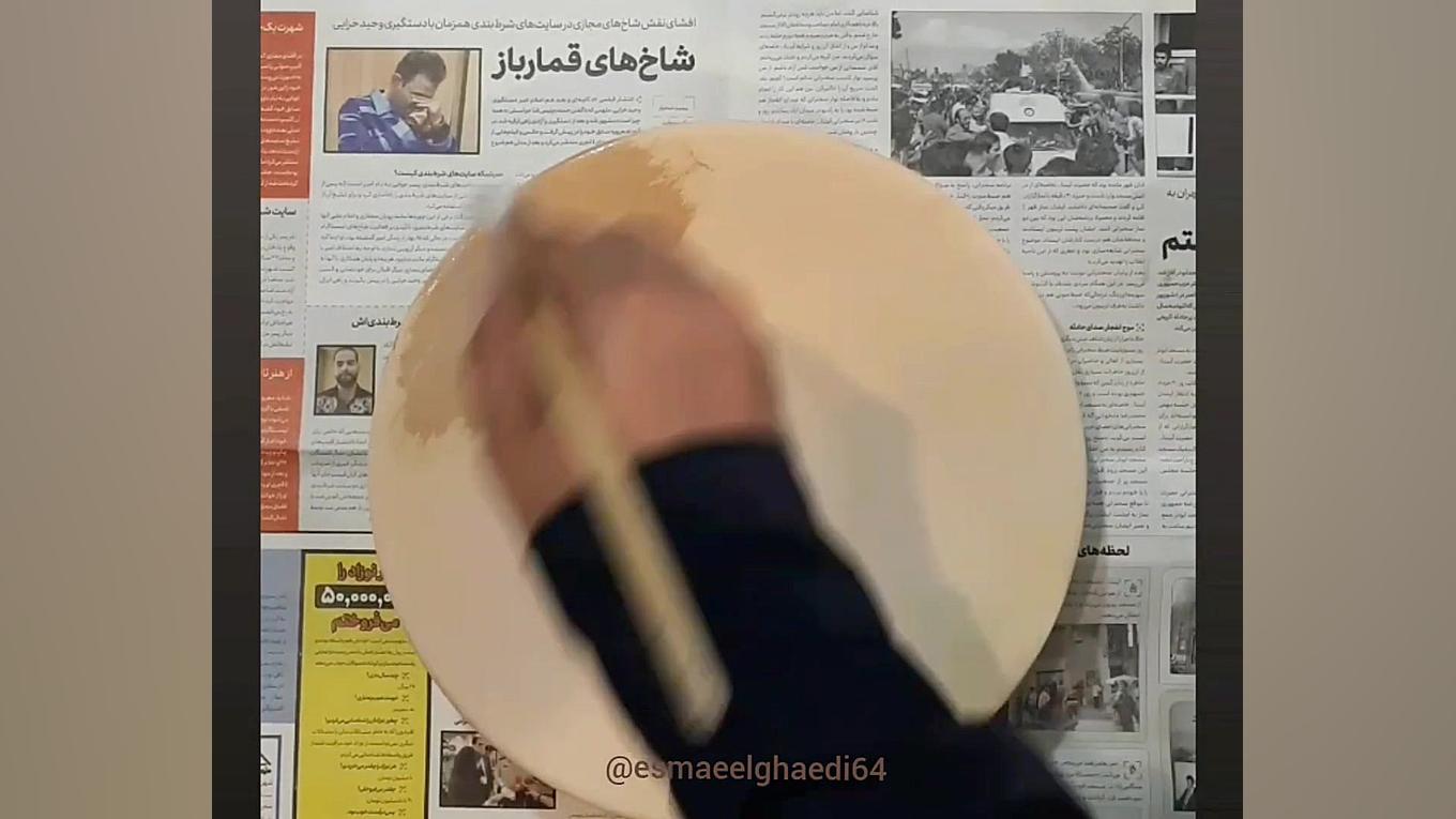 آموزش نقاشی روی سفال قسمت اول...