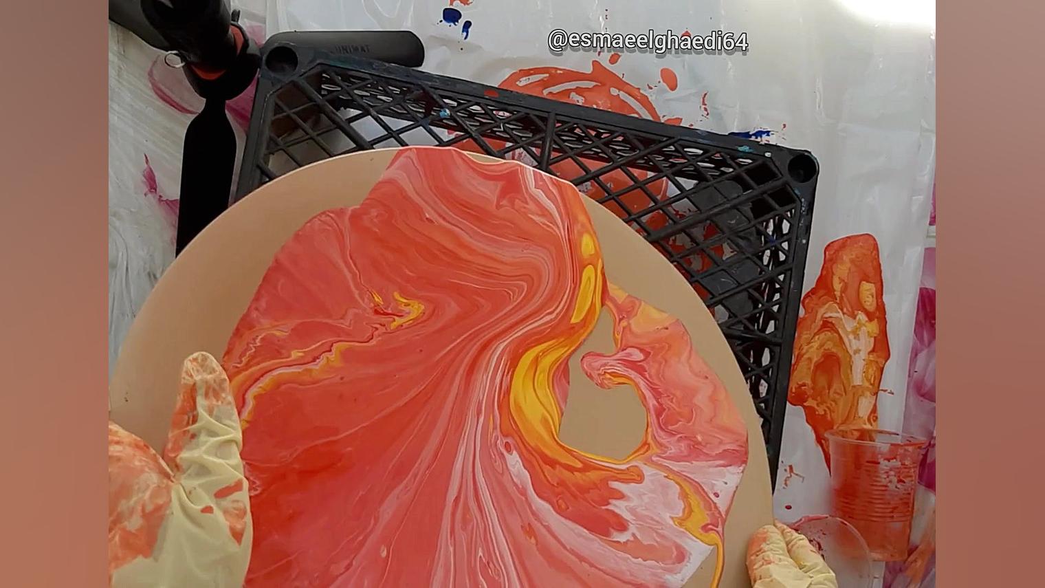 آموزش نقاشی روی سفال قسمت دوم...