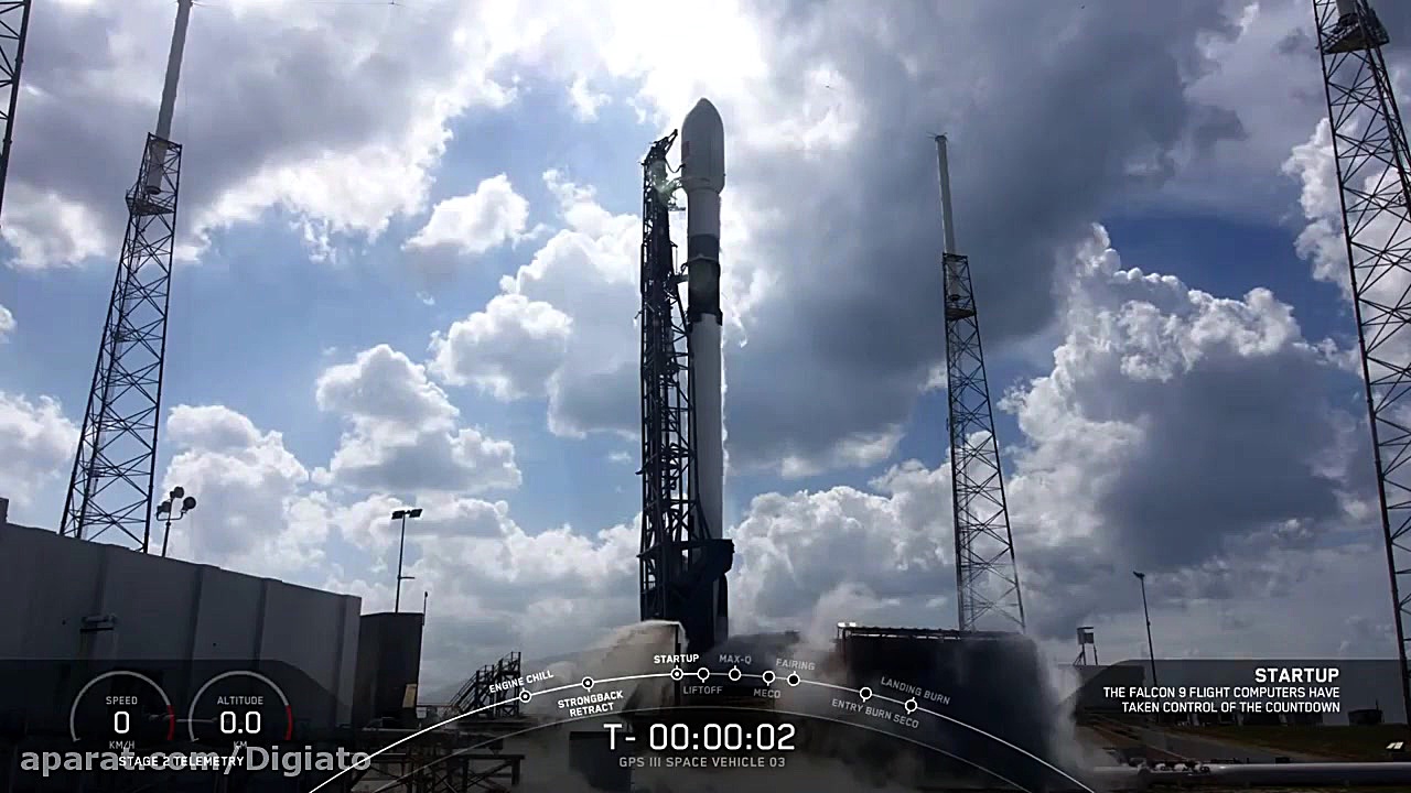 اسپیس اکس ماهواره GPS نیروی فض...