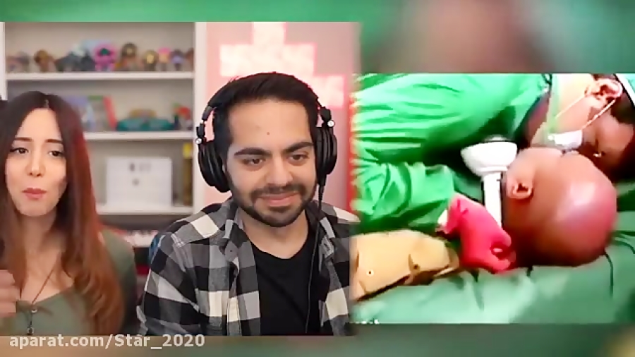 چالش سعی کن نخندی با مجازات خا...