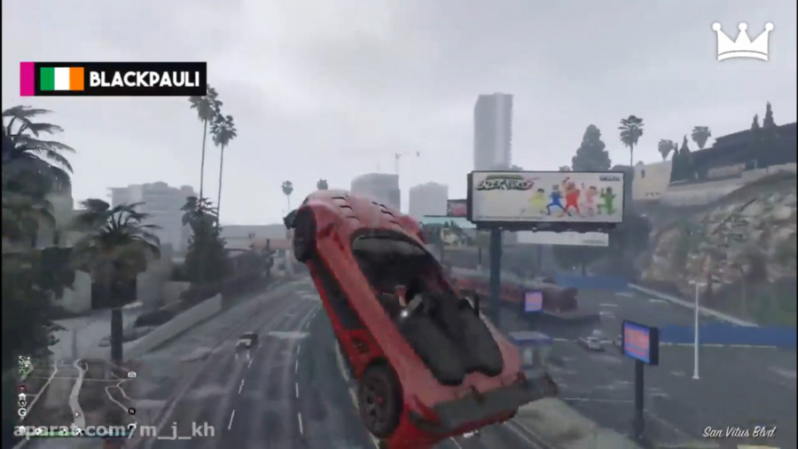 لحظات خنده دار و جالب GTA V