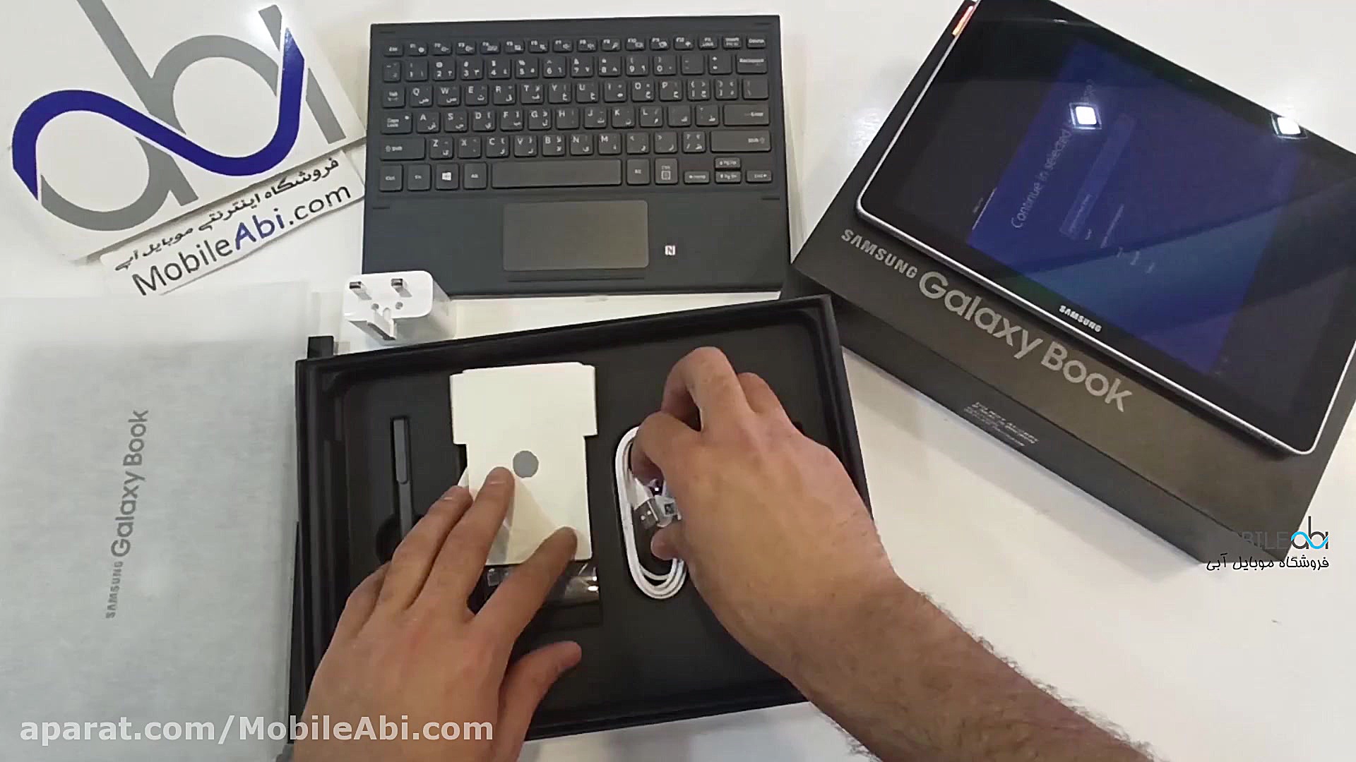 جعبه گشایی تبلت سامسونگ بوک 10...