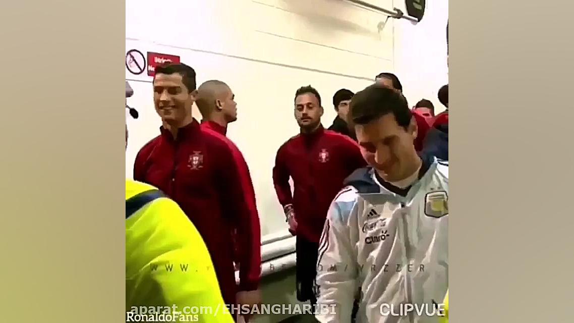 رفاقت رونالدو با مسی