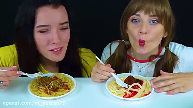 چالش غذا خوری اسمر  چالش حدس ز...