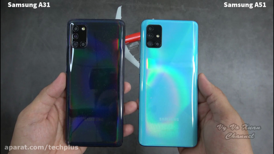 مقایسه دوربین گلکسی A51 و گلکس...
