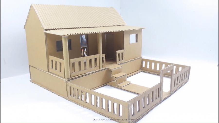 ساختن خانه با مقوا