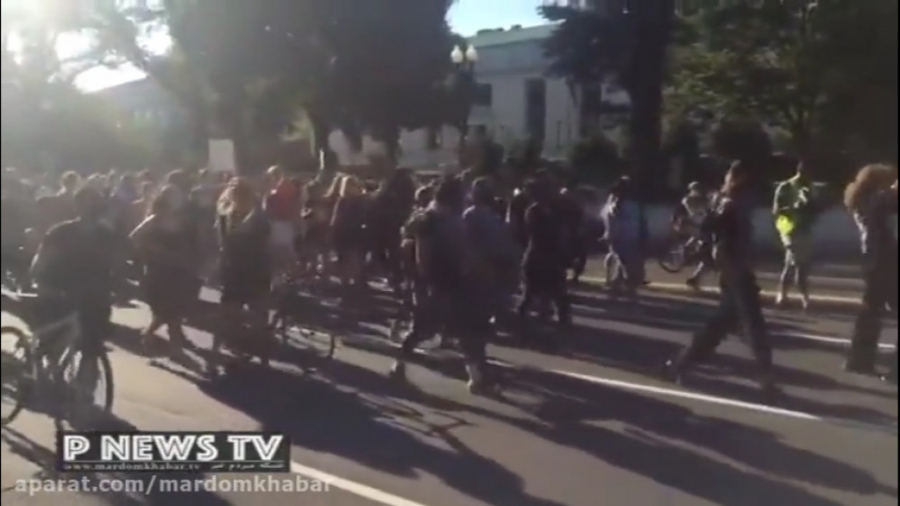 شعارهاي ضد اسرائيلي در اعتراضا...