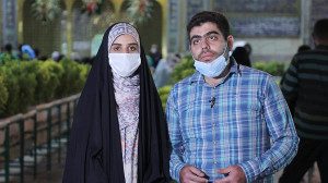 پای صحبت زائران در آستانه میلا...