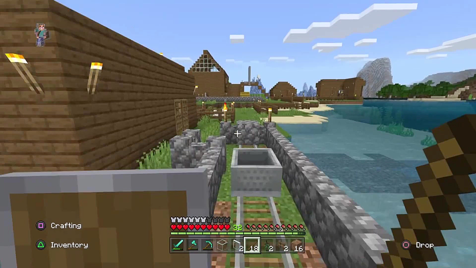 گیم پلی از بازی ماین کرافت سرو...