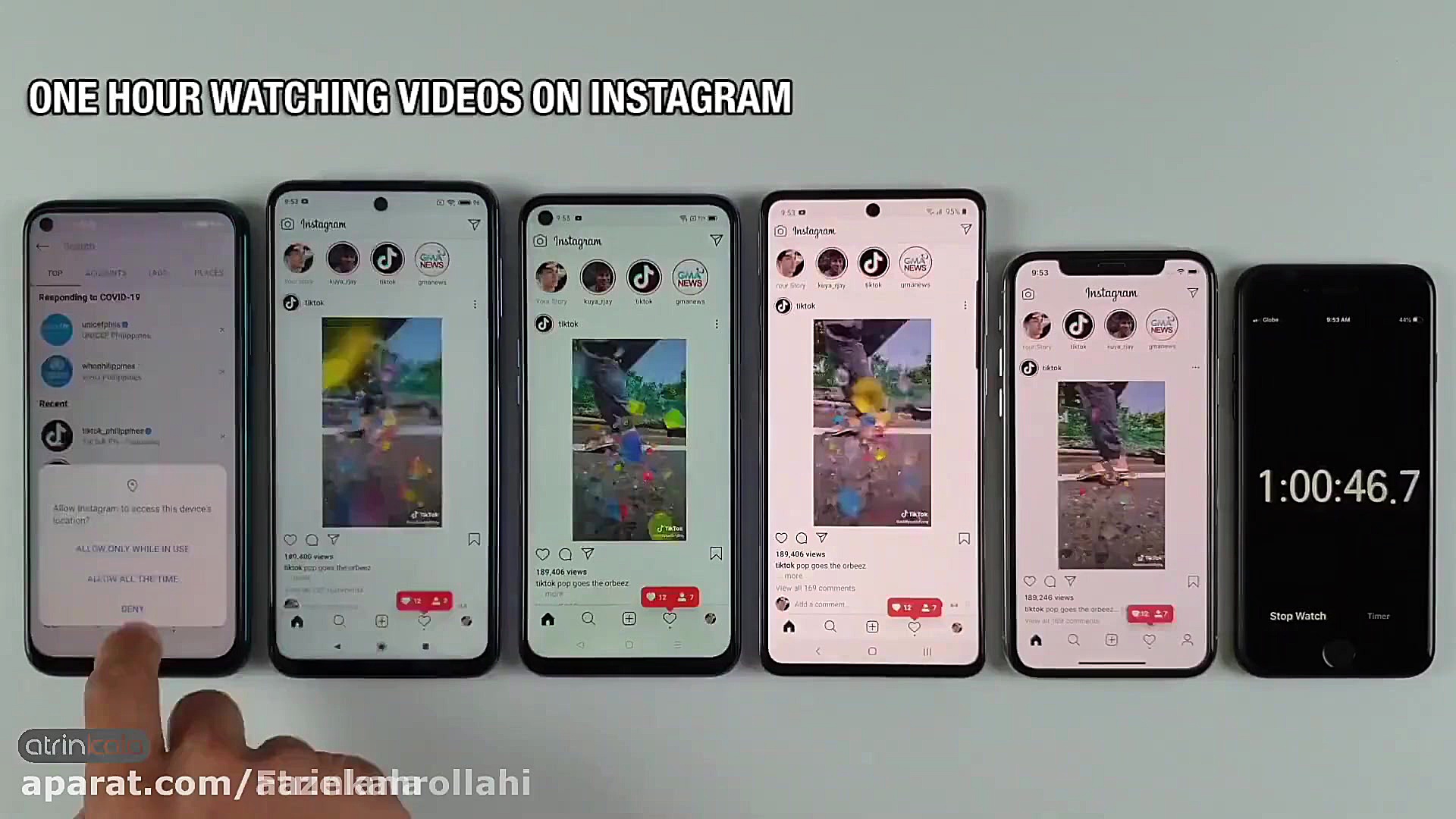 تست عمر باتری گوشی های آیفون 1...